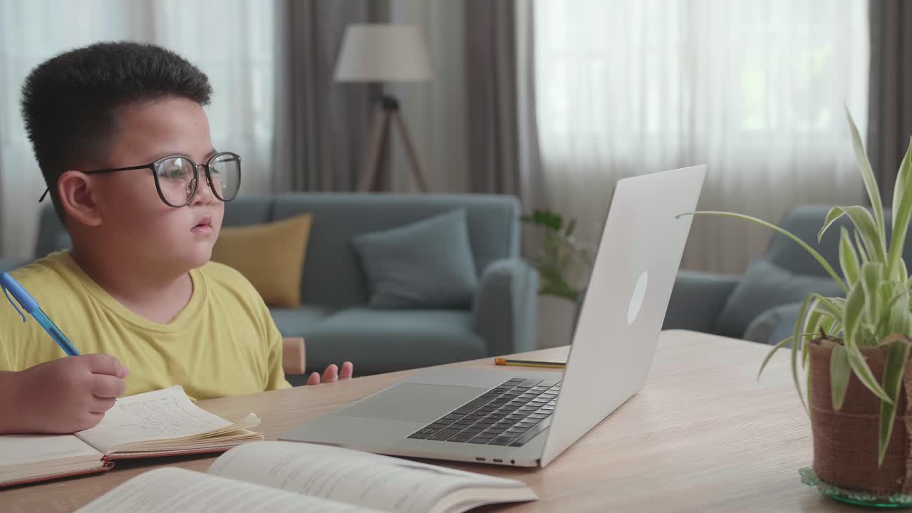 Child Studying Online