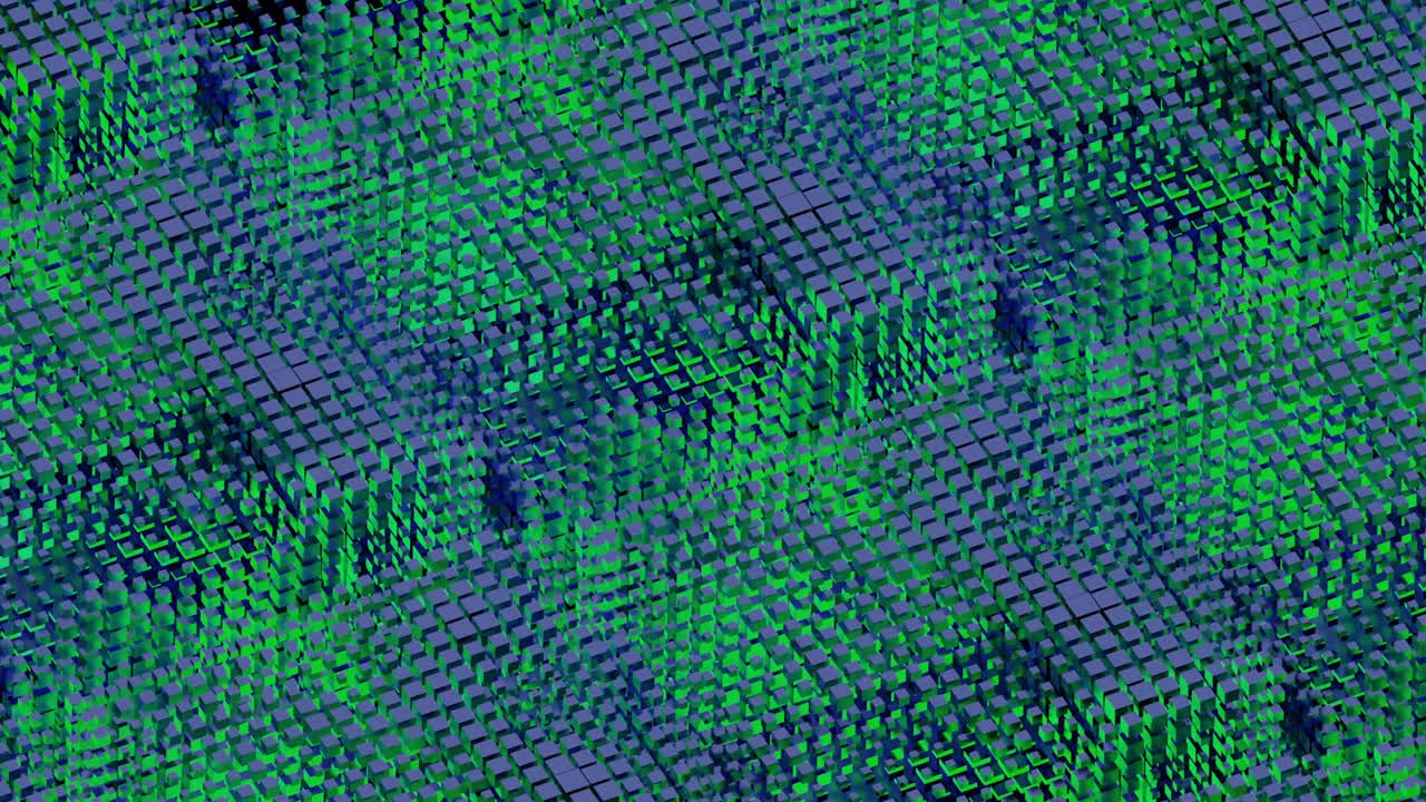 patrón geométrico abstracto en verde y azul