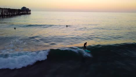 california oceanside pier at sunset