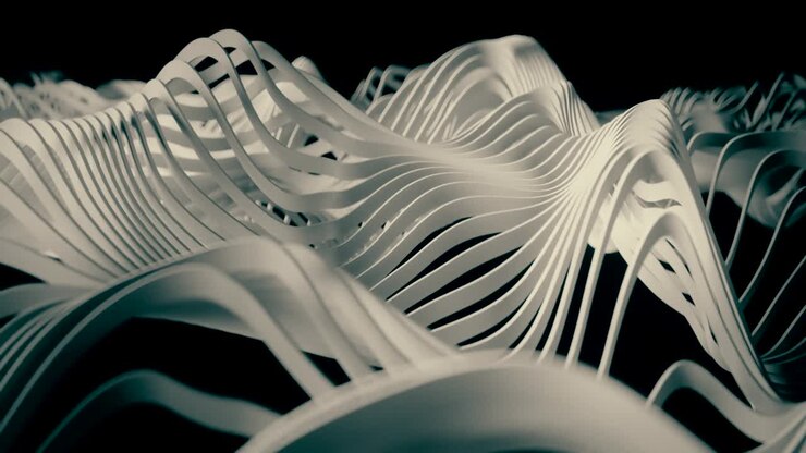4K Abstract Depiction of a Digital Network.