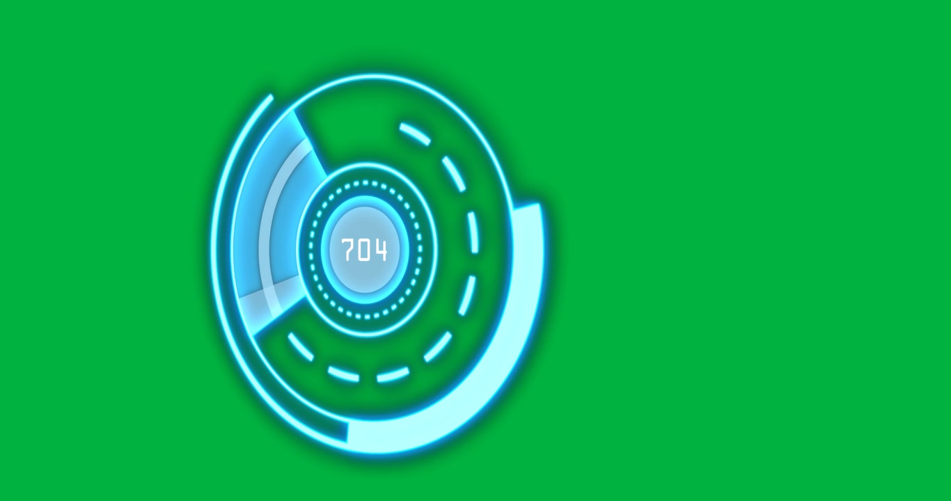 Animation of scope scanning on transparent background