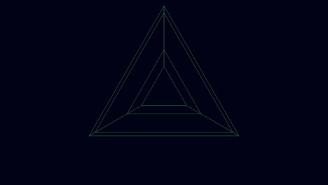 Geometric pyramid with star formation