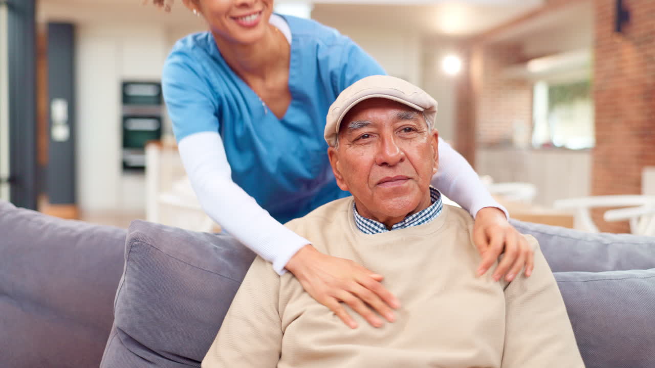 친절한 보살자 및 노인 환자