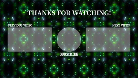 particle shine kaleidoscope end card ending screen motion graphics