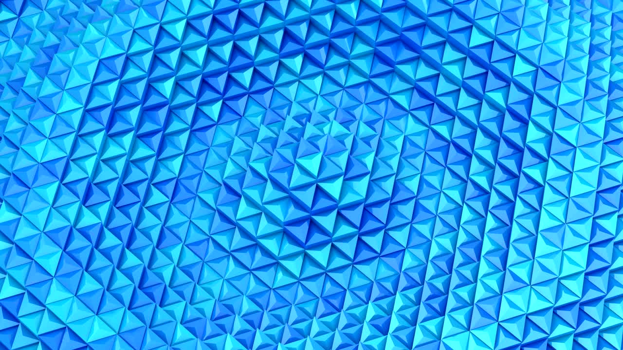 los triángulos formaron una onda