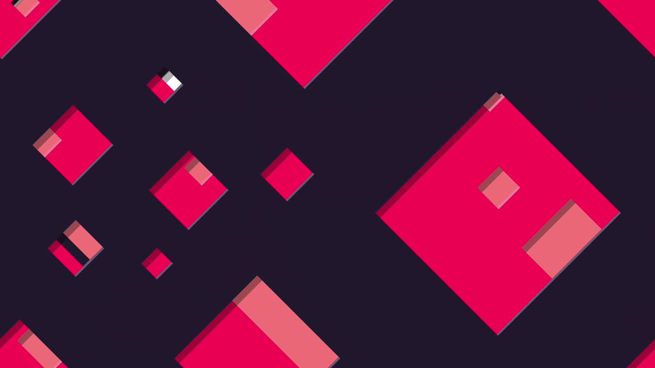 Abstract Generative Art color distributed plygones holes background video