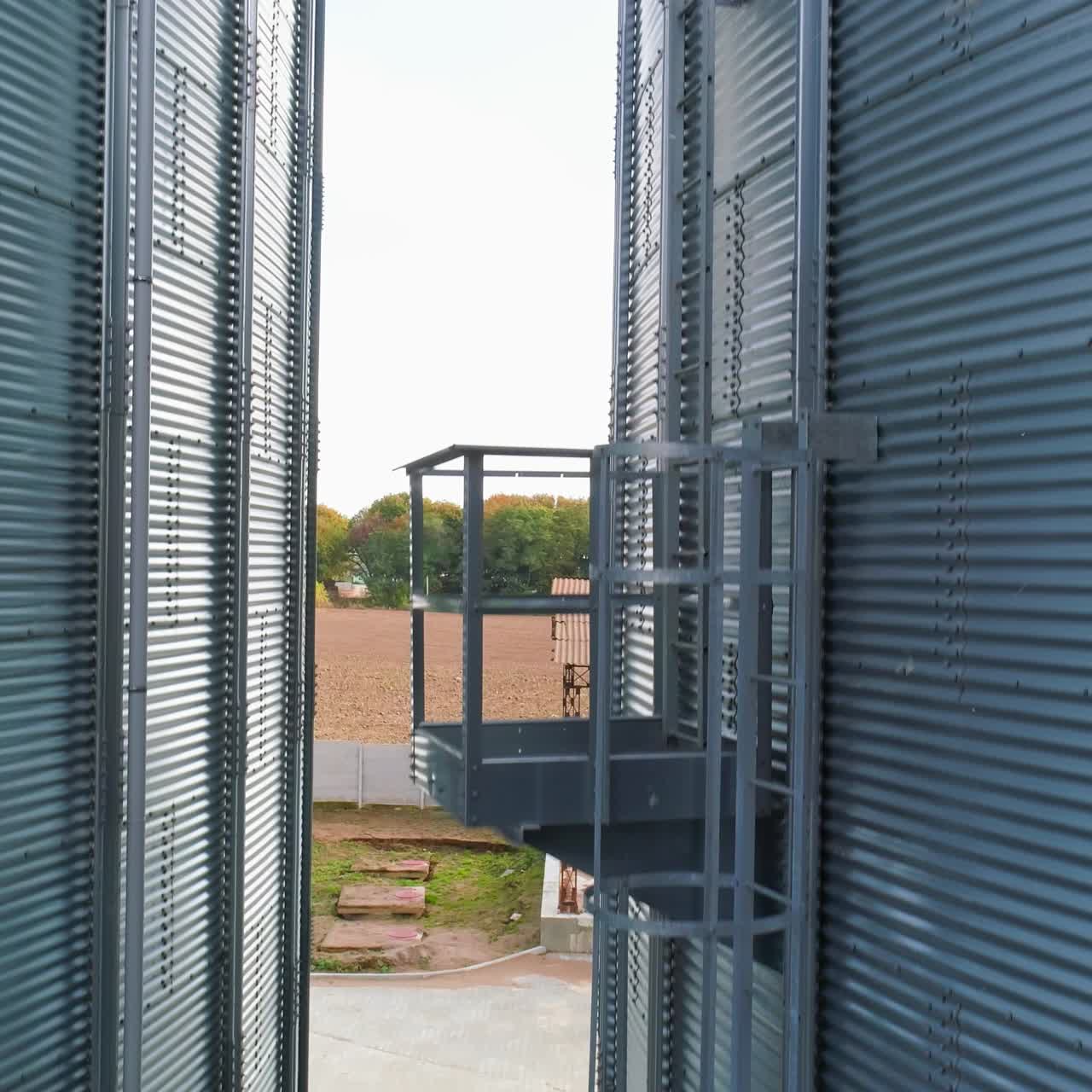 Grain elevator. The modern agricultural enterprise. Grain processing. Storage of grain