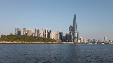 vista de barangaroo en ferry en sydney, nueva gales del sur, australia - plano general