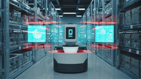 warehouse automation with intelligent robot