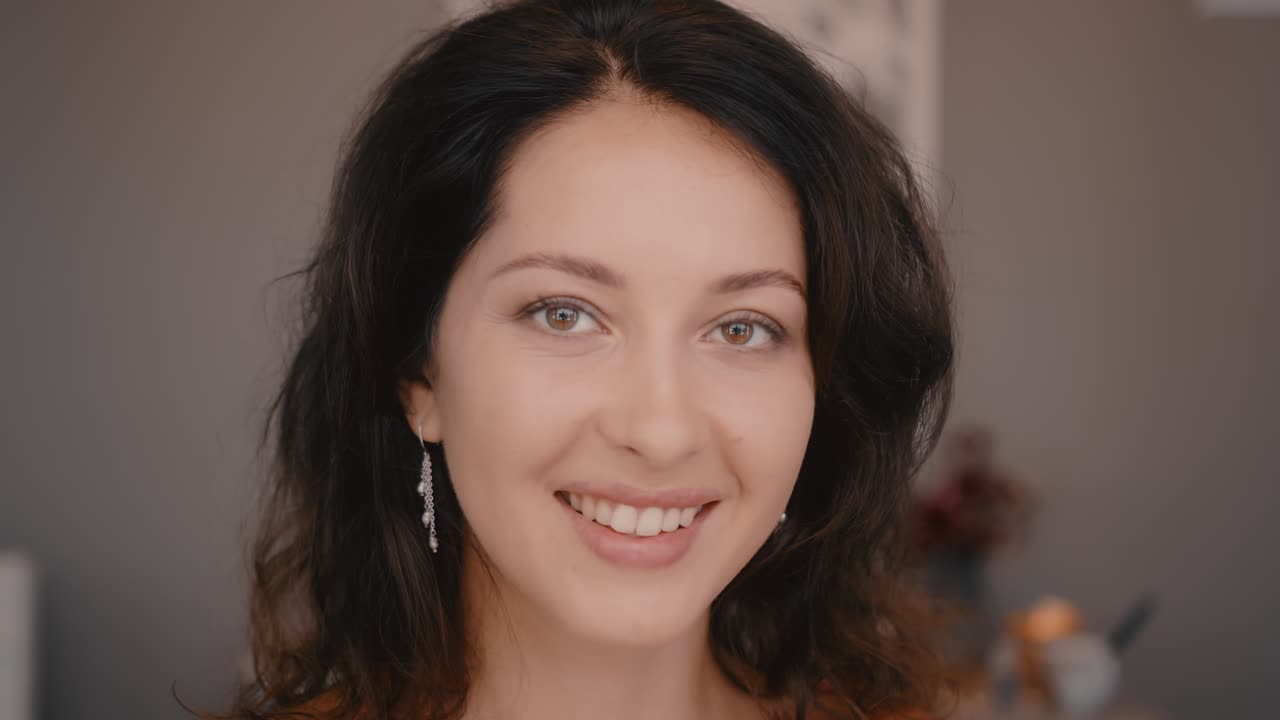 retrato de mujer sonriente