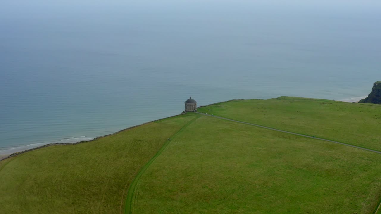 templo mussenden, downhill estate, coleraine, condado de derry, irlanda del norte, septiembre de 2021