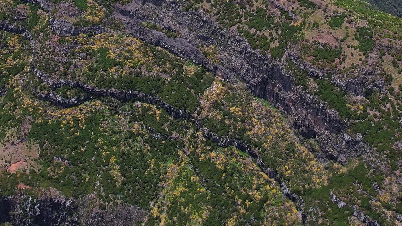 Stunning aerial view of Madeira's diverse landscape captured by drone