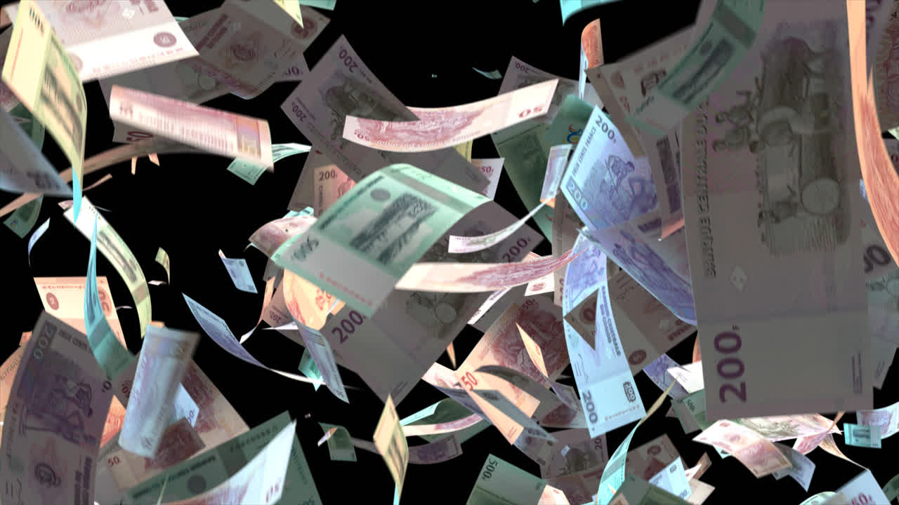 떨어지는 돈 애니메이션