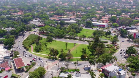 praça panamericana, ubicada en la capital de são paulo