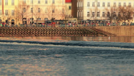 vltava-river-close-up-action-in-background