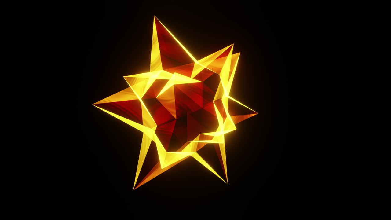 animación de rotación, movimiento y deformación de una forma abstracta amarilla. animación de bucle vj para sus hermosos videos. ¡os deseo una creatividad exitosa!