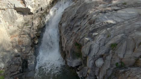 Revealed-A-Strong-Waterfall-Of-Yelapa-On-Tropical-Forest-In-Jalisco,-Mexico