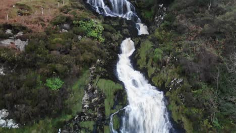 A-droneshot-of-a-waterfall