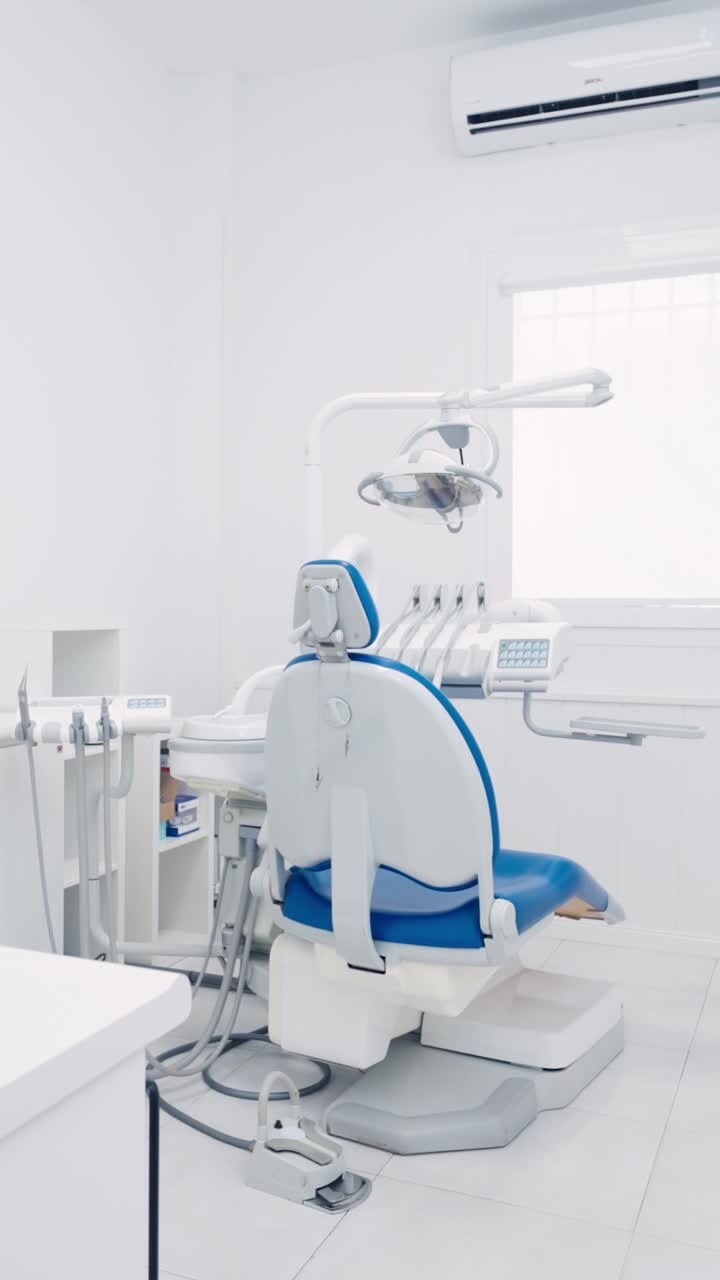 Dental Office with Dentist Chair and Equipment