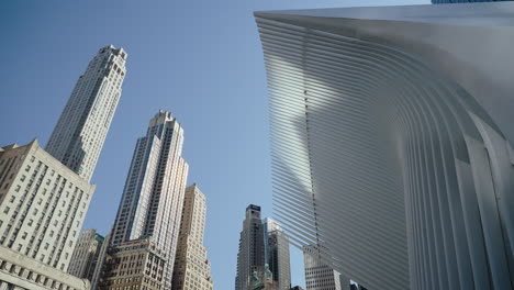 world trade center transportation hub in new york city