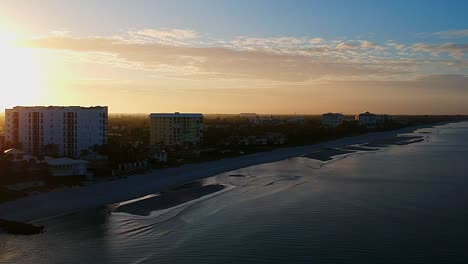 unbelievable sunrise above naples florida beach