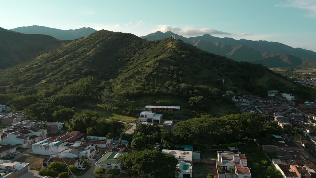 Aerial View Three Crosses Hill Roldanillo