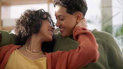 Love,-happiness-and-lesbian-couple-kiss