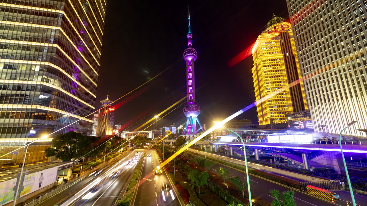 Timelapse of the amazing Shanghai city skyline