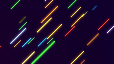 abstract rainbow lines loopable background footage - 4k colorful neon glowing lines background - glowing neon lights - 4k abstract minimal motion background - multicolored moving neon lines