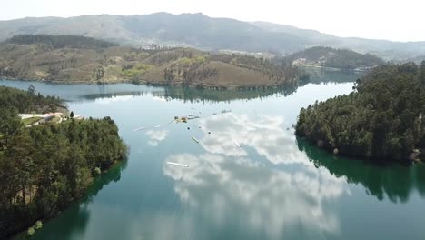 aerieal view of dam