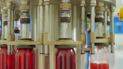 Bottles-Of-Red-Wine-Move-On-A-Conveyor-Belt-8