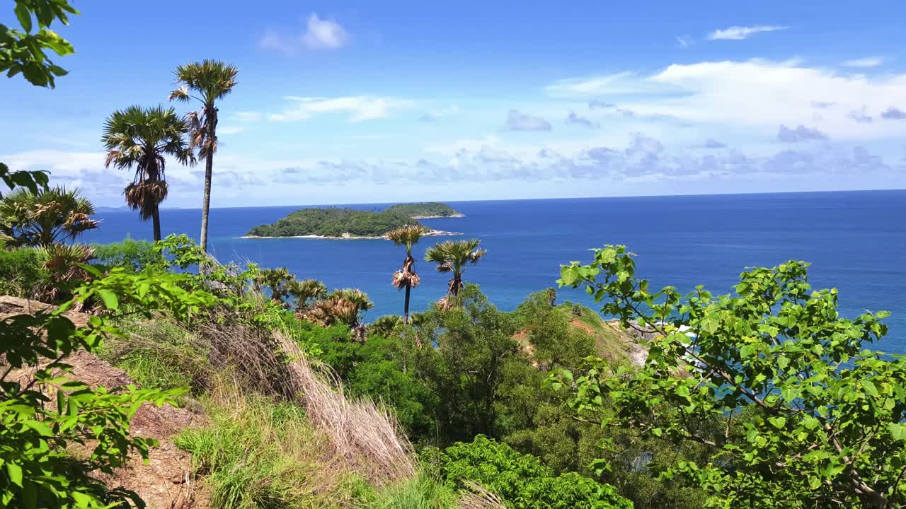 Tropical Island View from a Clifftop