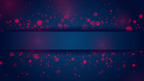 purple shiny sparkling particles on dark blue background motion design