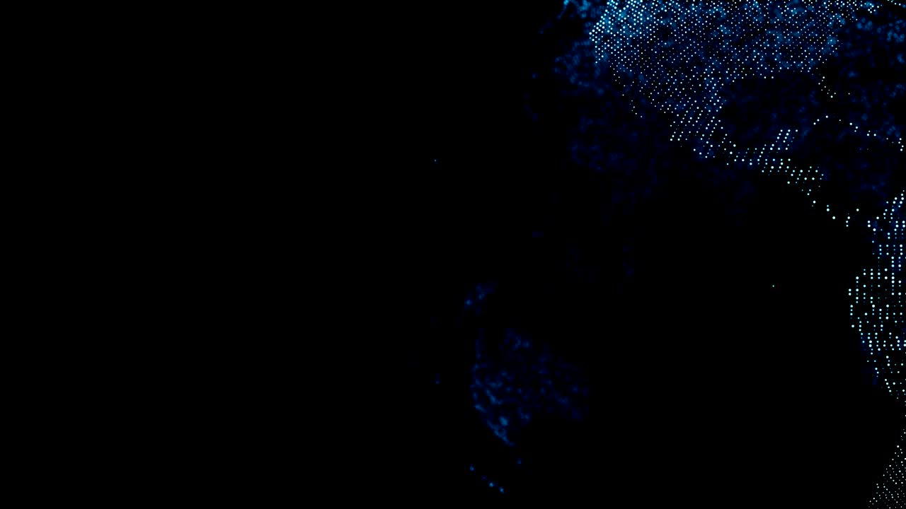 Digitally connected earth concept. Abstract background