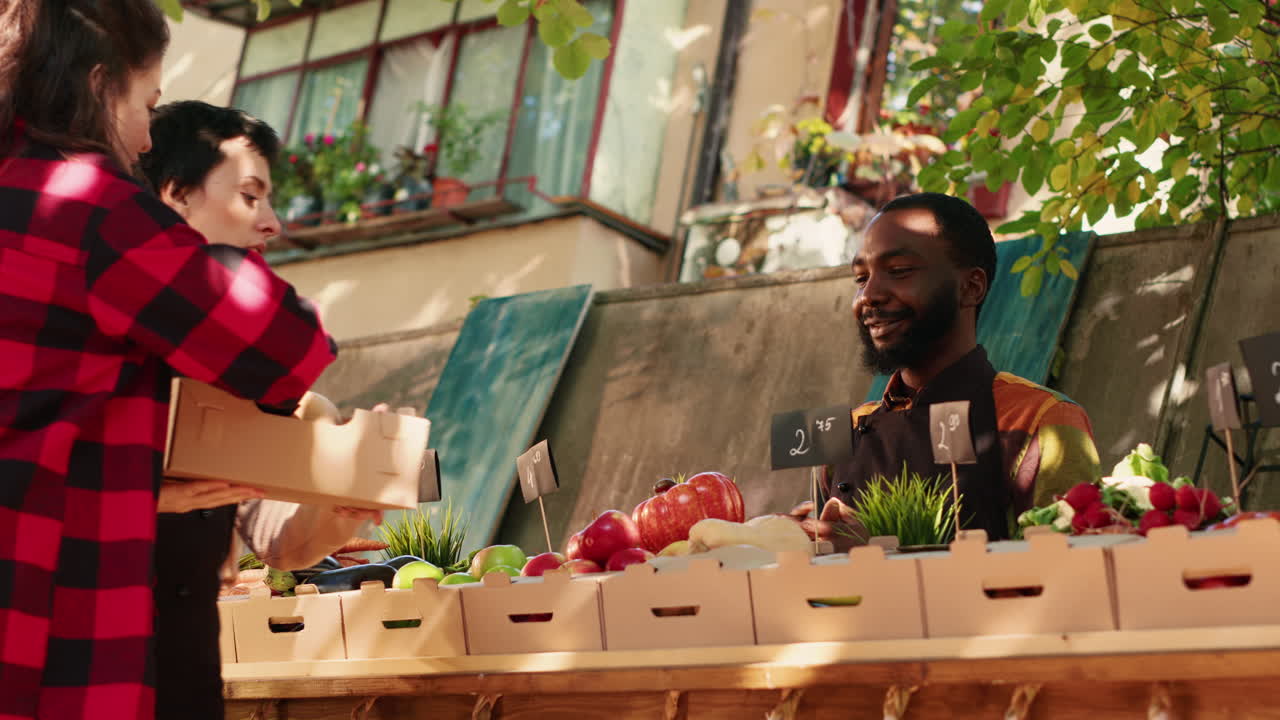Vendor Selling Produce