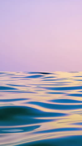 peaceful water sunset