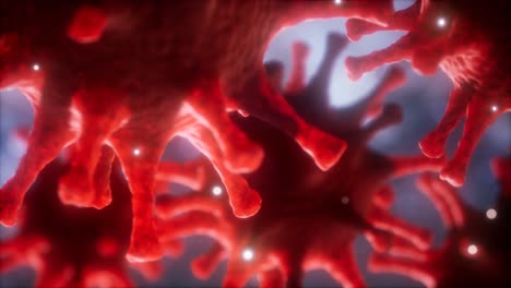 concepto de virus respiratorio coronavirus ncov