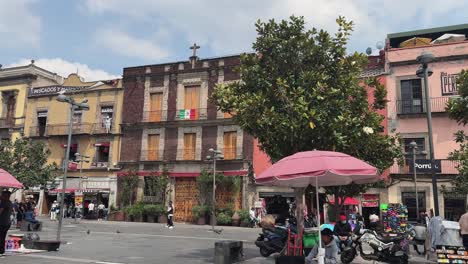 mexico city streets come alive with people enjoying a warm day