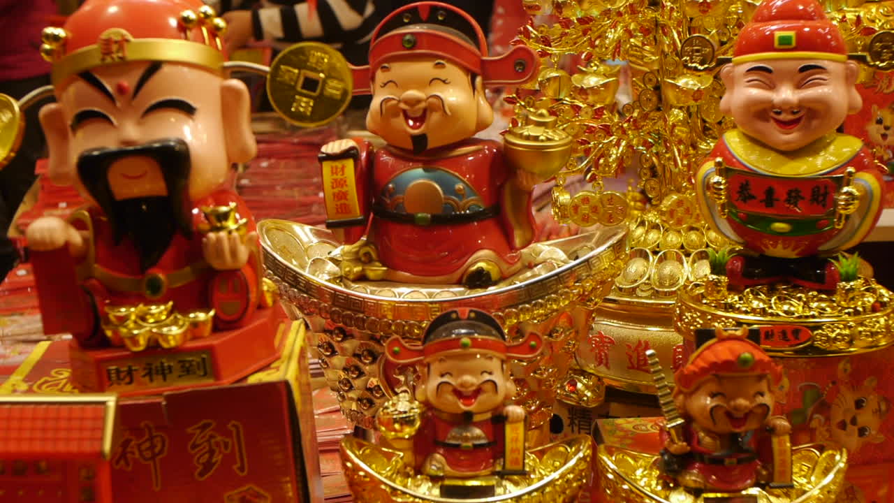 부의 중국 신을 위한 동상