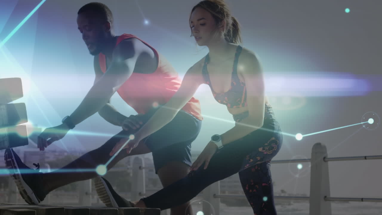 야외 운동을 하는 여성과 남성에 대한 연결 네트워크의 활성화