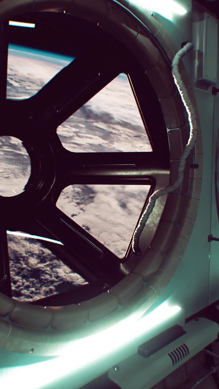 Vista della stazione spaziale