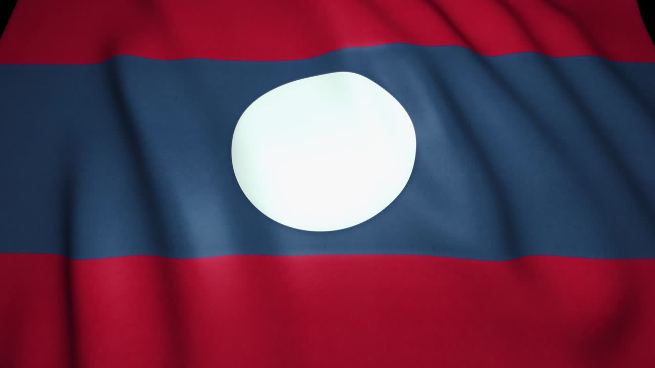 현실적인 라오스 발을 흔드는 배경. 루프 애니메이션