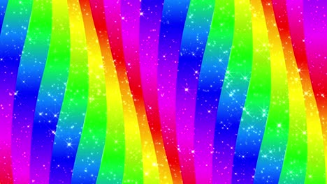 4k rainbow curved lines. looped background