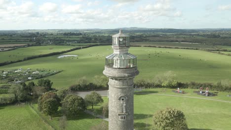 The-Spire-of-Lloyd-In-Kells,-Ireland---18th-century-Folly-Doric-Column