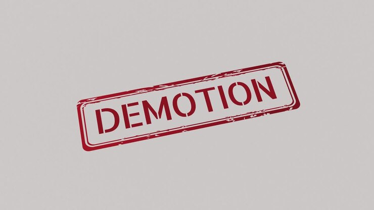 DEMOTION Stamp