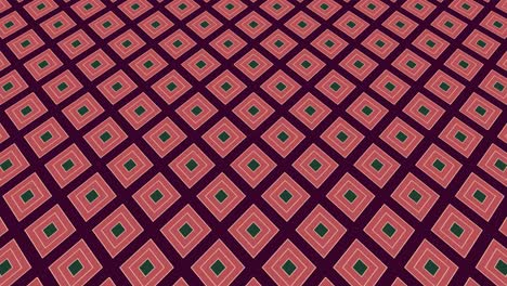 graphic video pattern with geometric figures that tilts up and moves.
