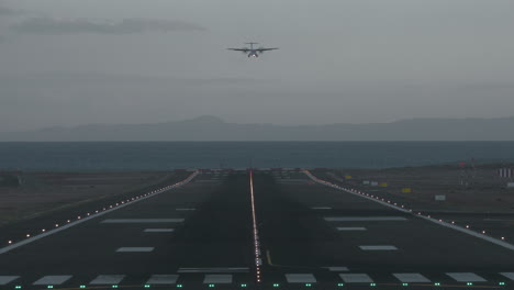 landing at dawn