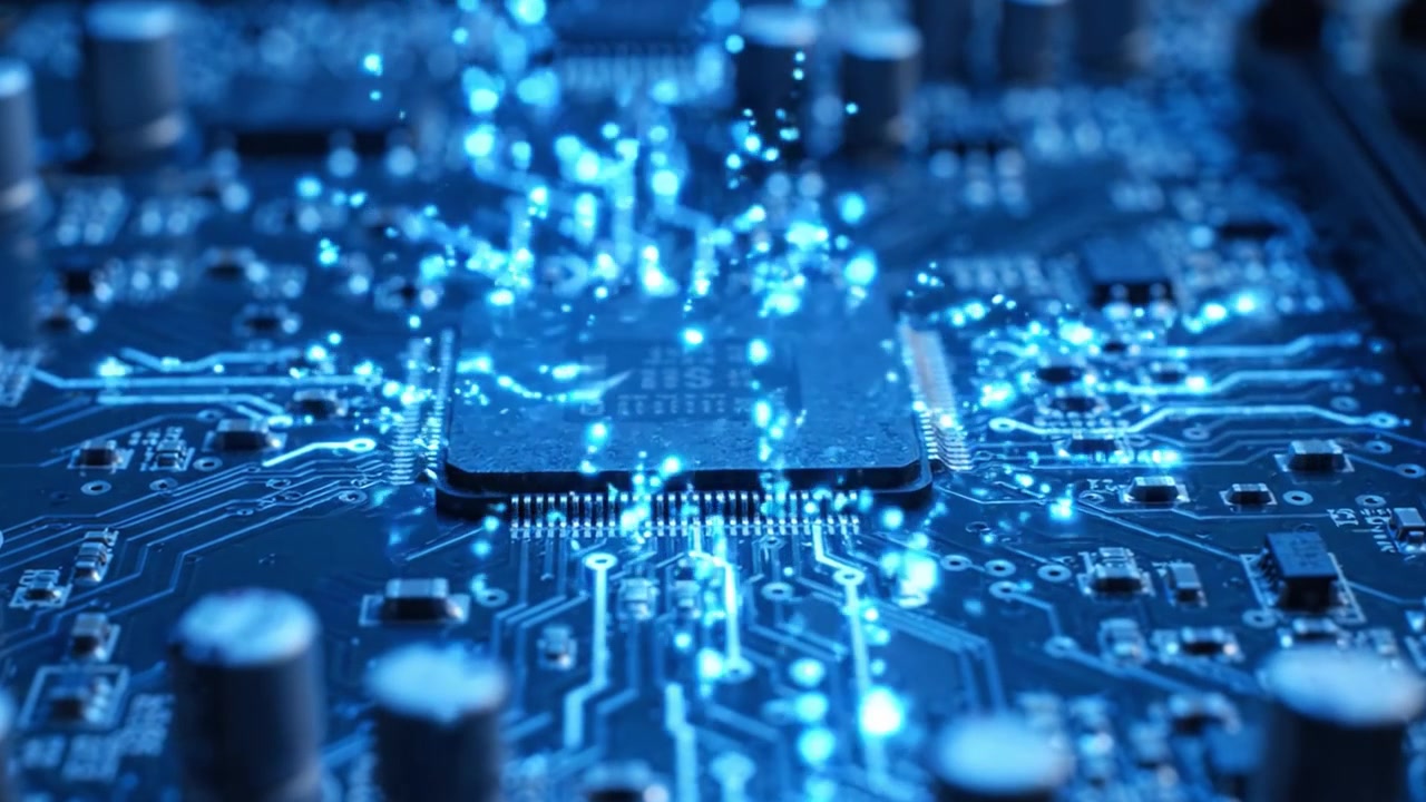 Exploring the Intricate Details of a Microchip: A Close-Up View of Circuitry Highlighting the Complex Interconnections and Technological Advances in Modern Electronics
