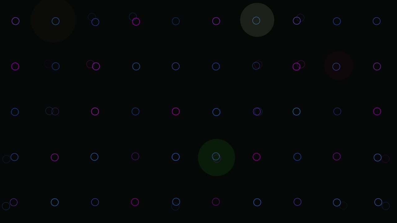 fondo 3d abstracto: superficies geométricas, círculos. animación macro abstracta.