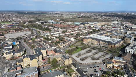 chelmsford essex flats and houses uk aerial footage